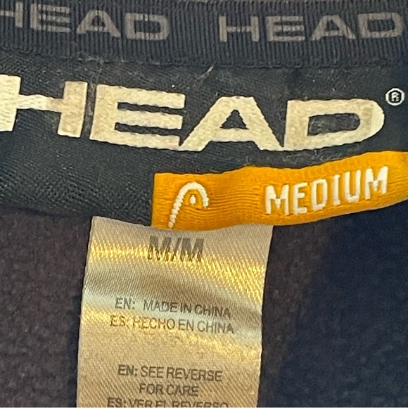 MENS HEAD FULL ZIP FLEECE GREY DRAWSTRING HOODIE JACKET M Outdoor Active - Picture 5 of 9